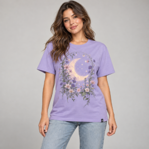Moctross Women's Moon Garden Graphic Tee