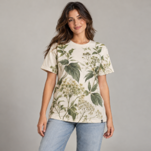 Moctross Women's Botanical Collage Graphic Tee