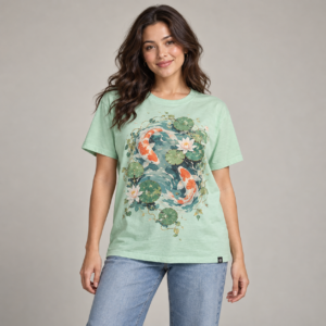 Moctross Women's Koi Pond Graphic Tee