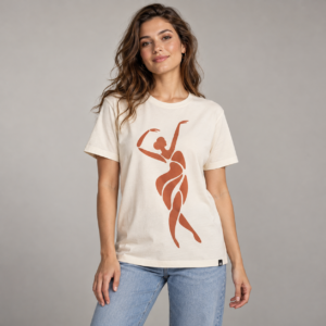 Moctross Women's Terracotta Dancer Graphic Tee
