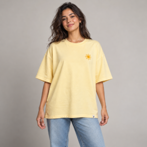 Moctross Women's Butter Sun Oversized T-Shirt