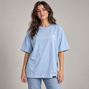 Moctross Women's Powder Moon Oversized T-Shirt