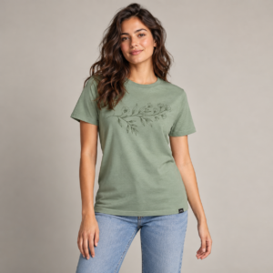 Moctross Women's Sage Botanical T-Shirt