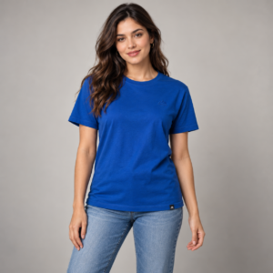 Moctross Women's Cobalt Minimal T-Shirt