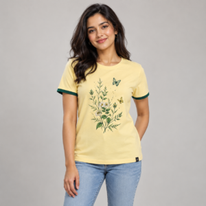 Moctross Women's Butter Botanical T-Shirt
