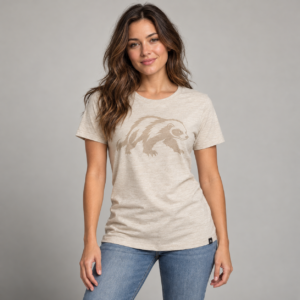 Moctross Women's Oatmeal Badger T-Shirt